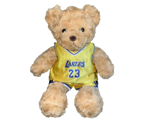 Peluche Osito Basquetball Los Lakers 25CM